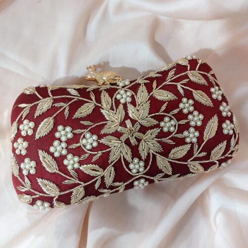 embellished clutch