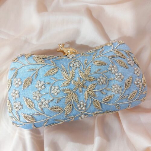 embellished clutch